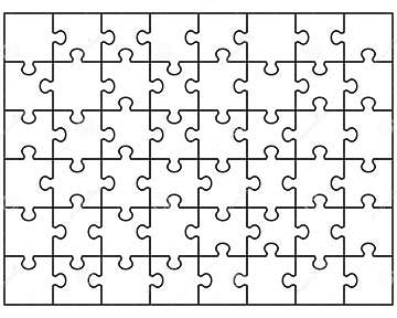 Puzzle 48 stock illustration. Illustration of connection - 55812785