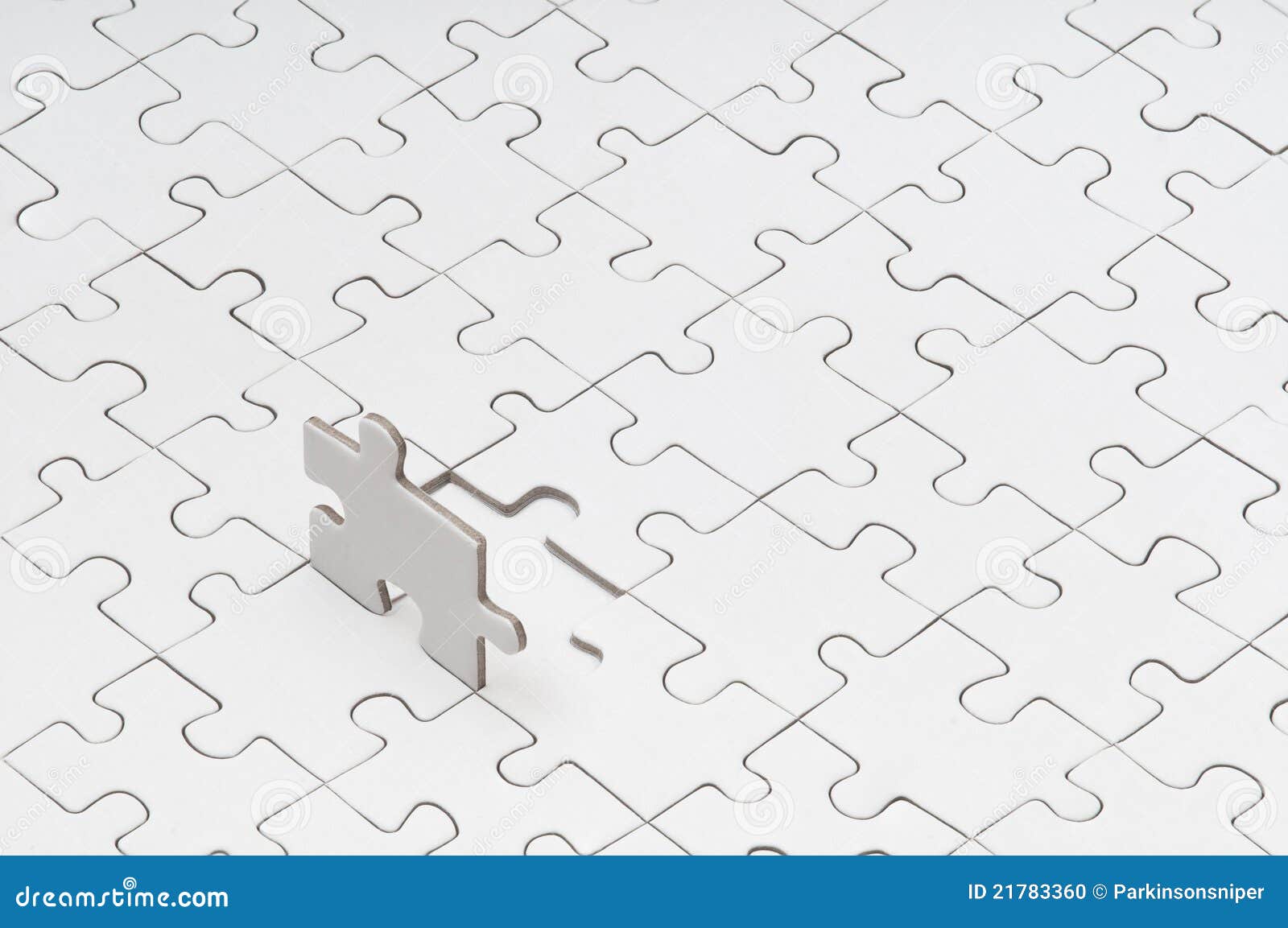 Puzzle Vide Avec La Partie Manquante Photo stock Image du terminé