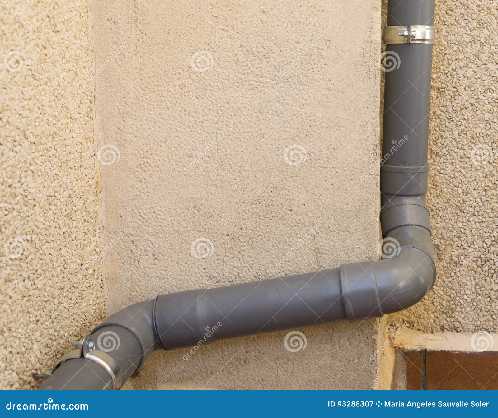 PVC mounting. stock image. Image of pipes, assembly, sturdy 93288307