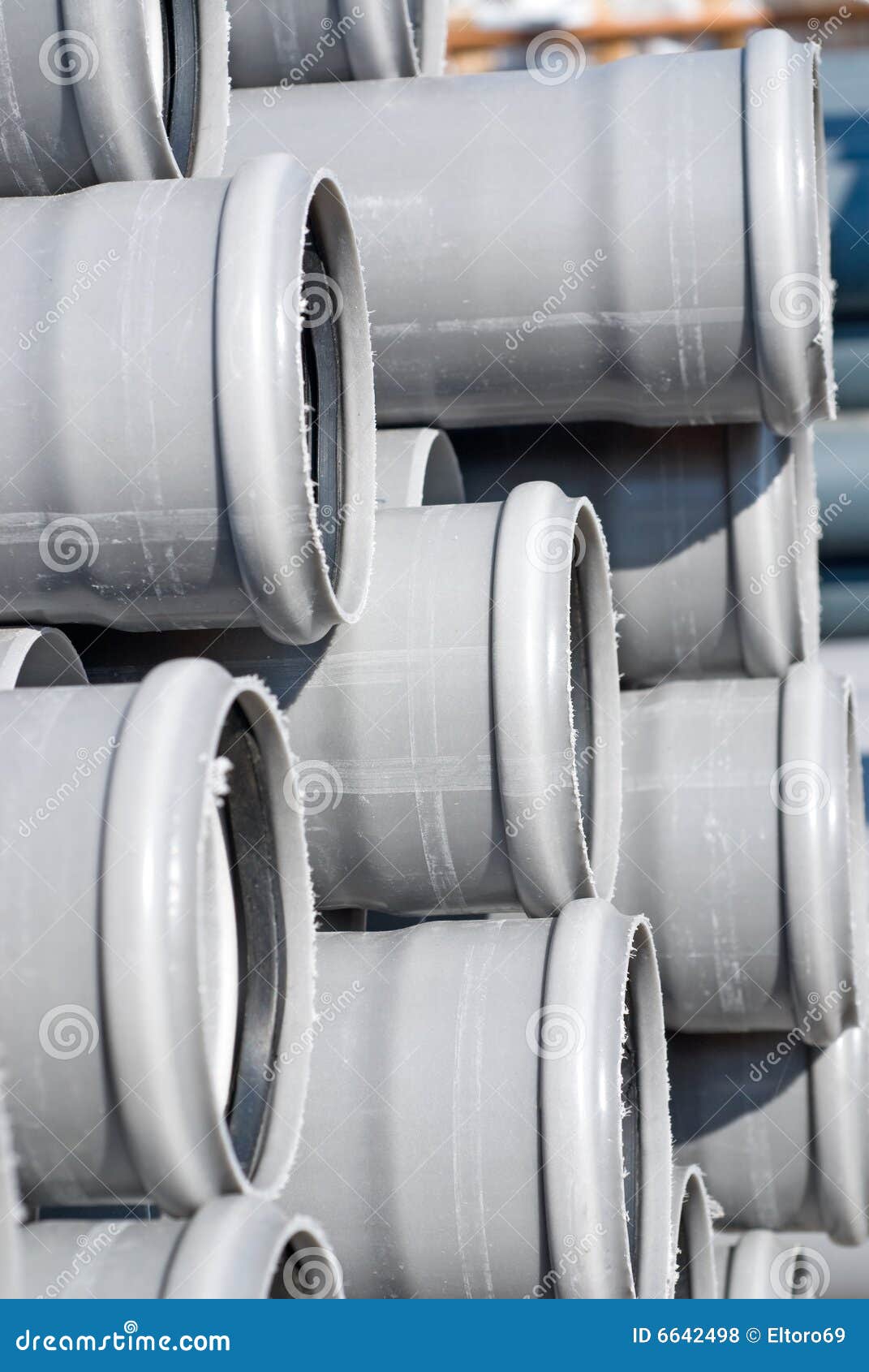 PVC pipes stock photo. Image of craftsmanship, stack, build 6642498