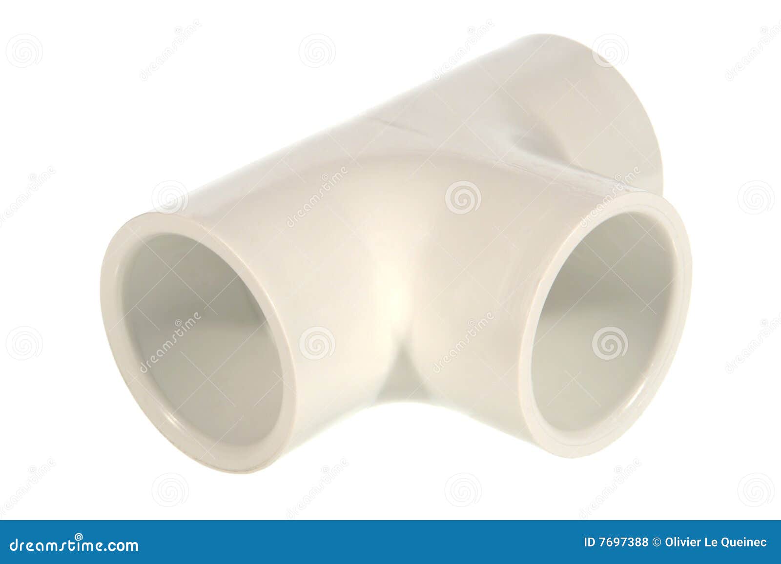 PVC Plumbing Pipe Water Drain Connector Isolated Stock Photo Image of