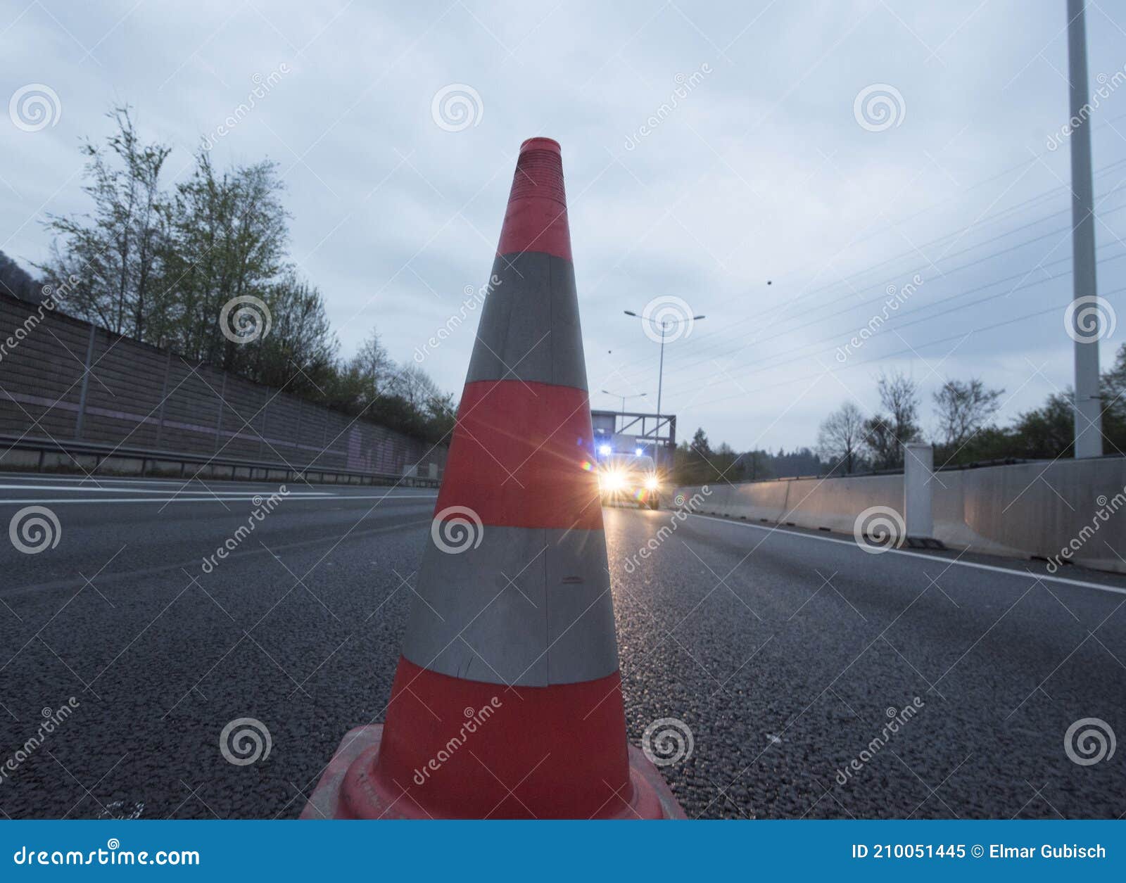 Pylon As Floor Marking or Road Marking Stock Image Image of dangers