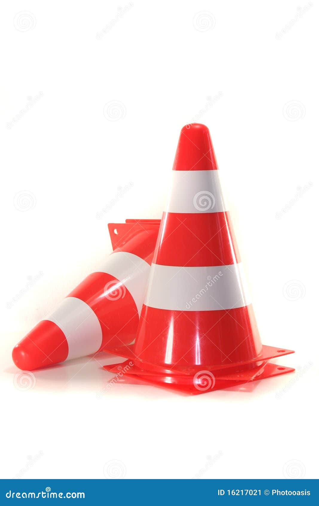 Pylons stock image. Image of road, orange, optional, traffic 16217021