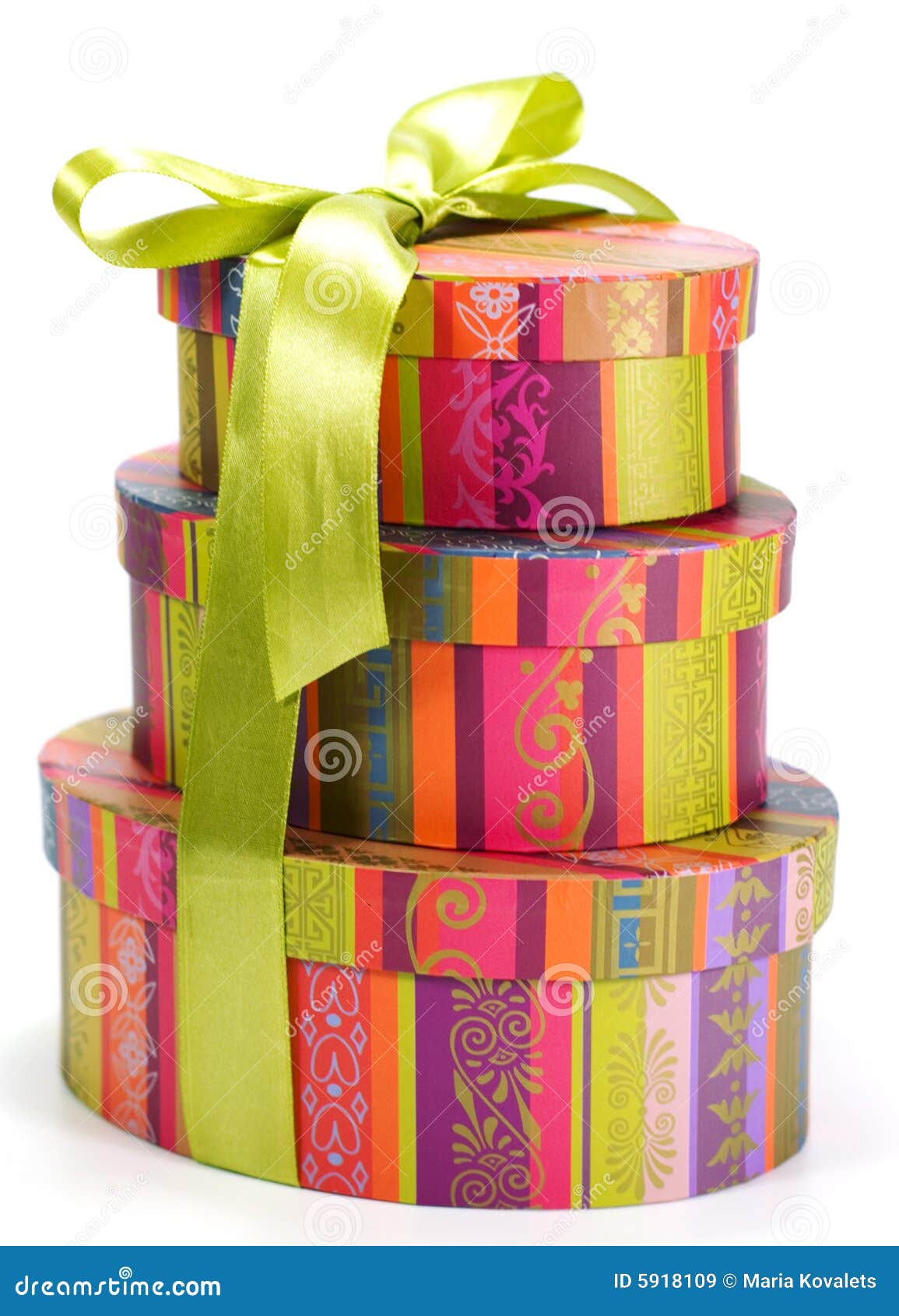 Pyramid of Colorful Gift Boxes Stock Image Image of stack, stacked