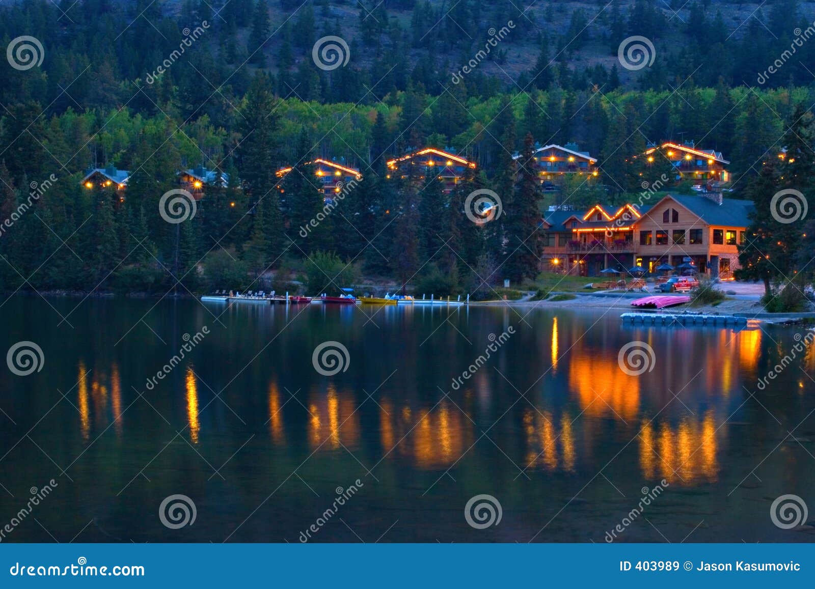 Pyramid Lake Cabins Stock Image Image Of Water Rentals 403989