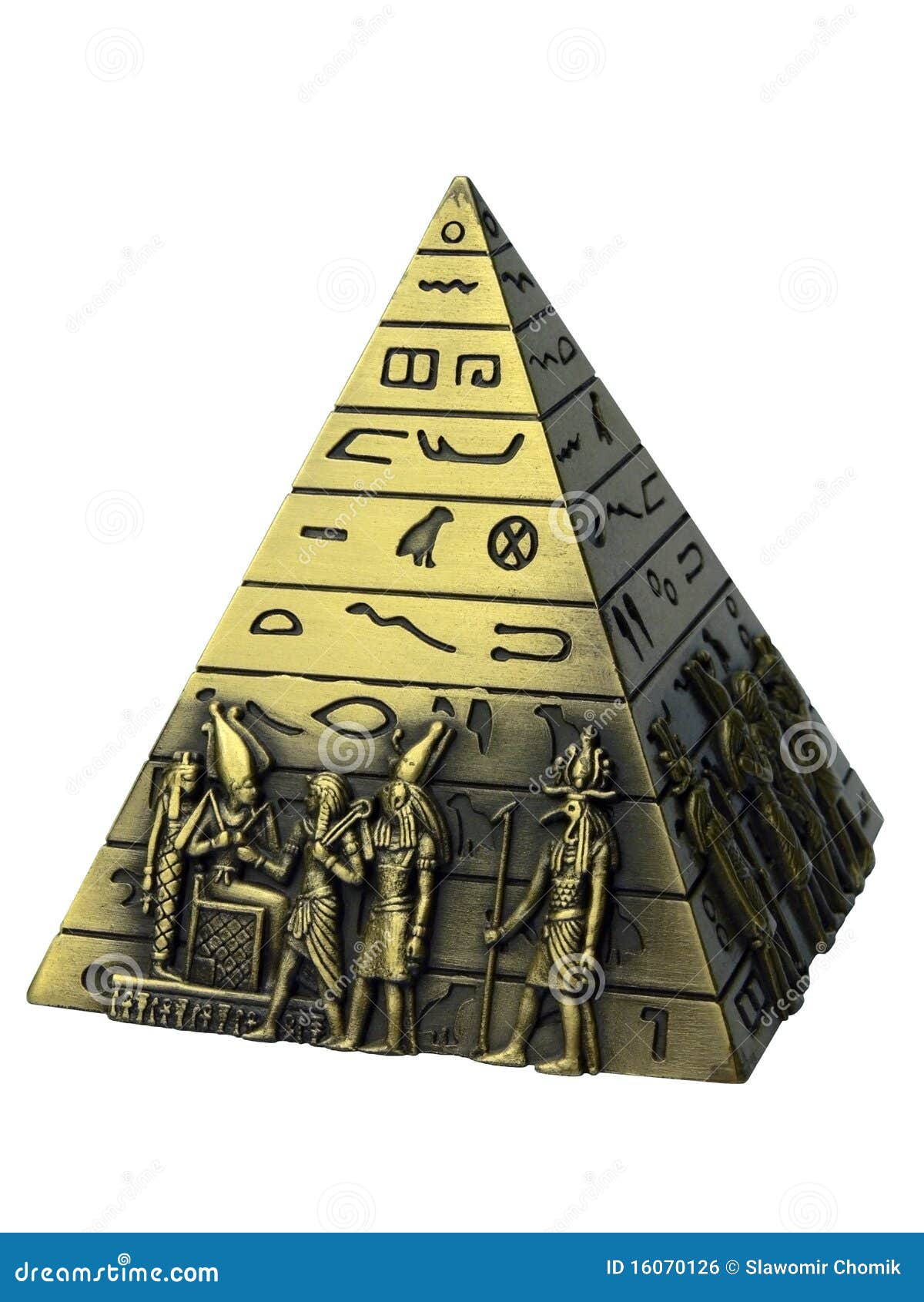 Pyramid - Souvenir from Egypt Stock Photo - Image of glossy, color ...