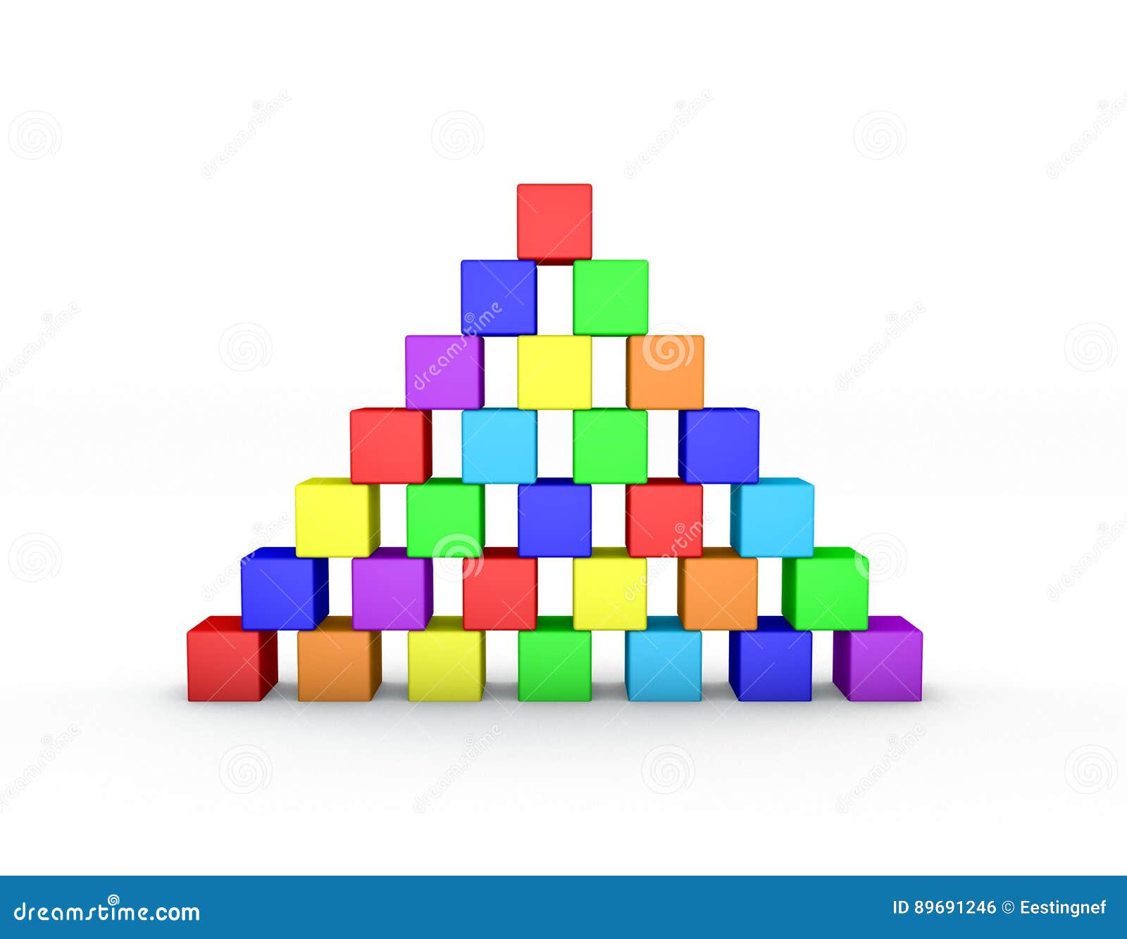 building block pyramid