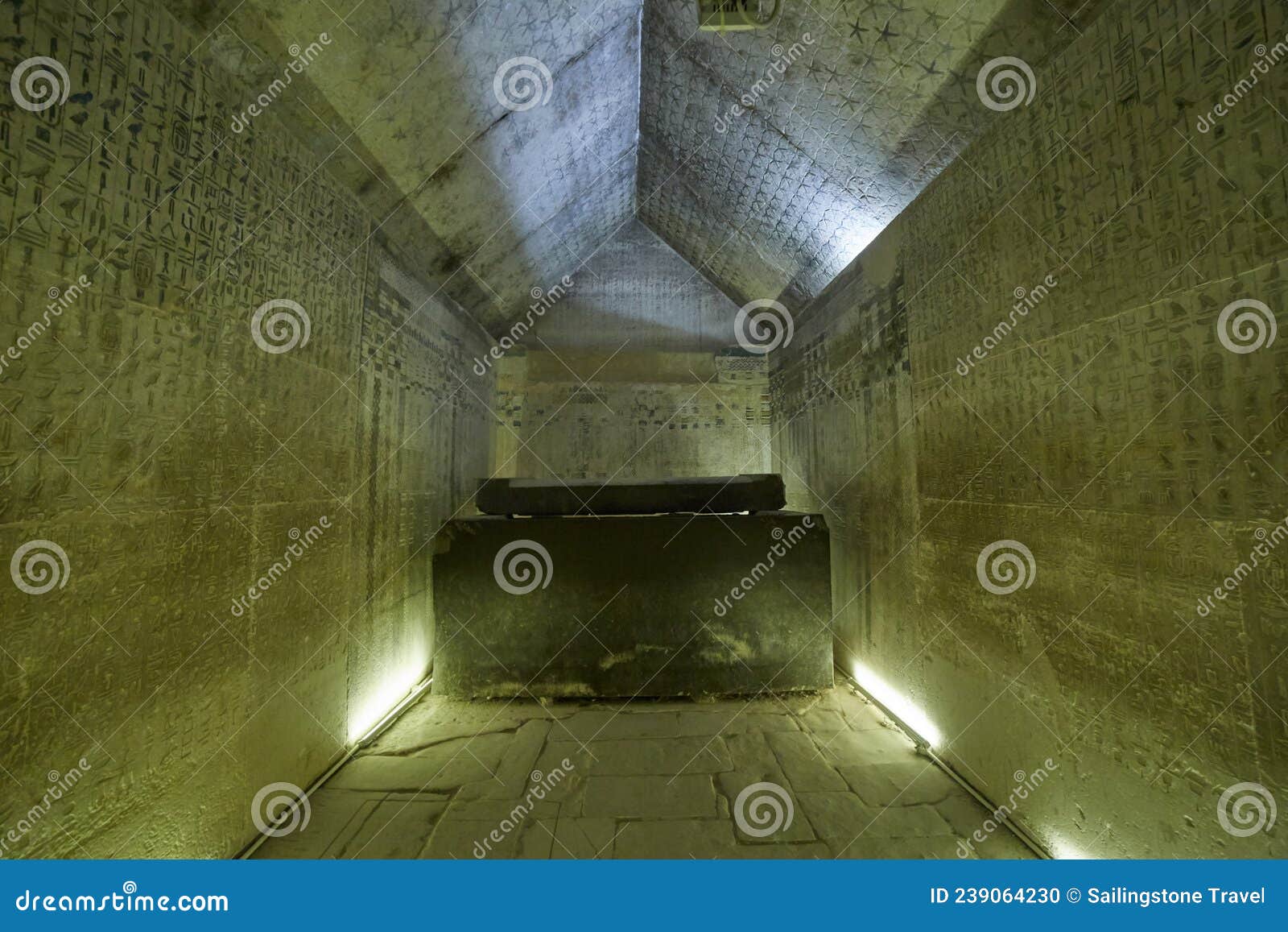 the pyramid of unas at saqqara, known for the pyramid texts