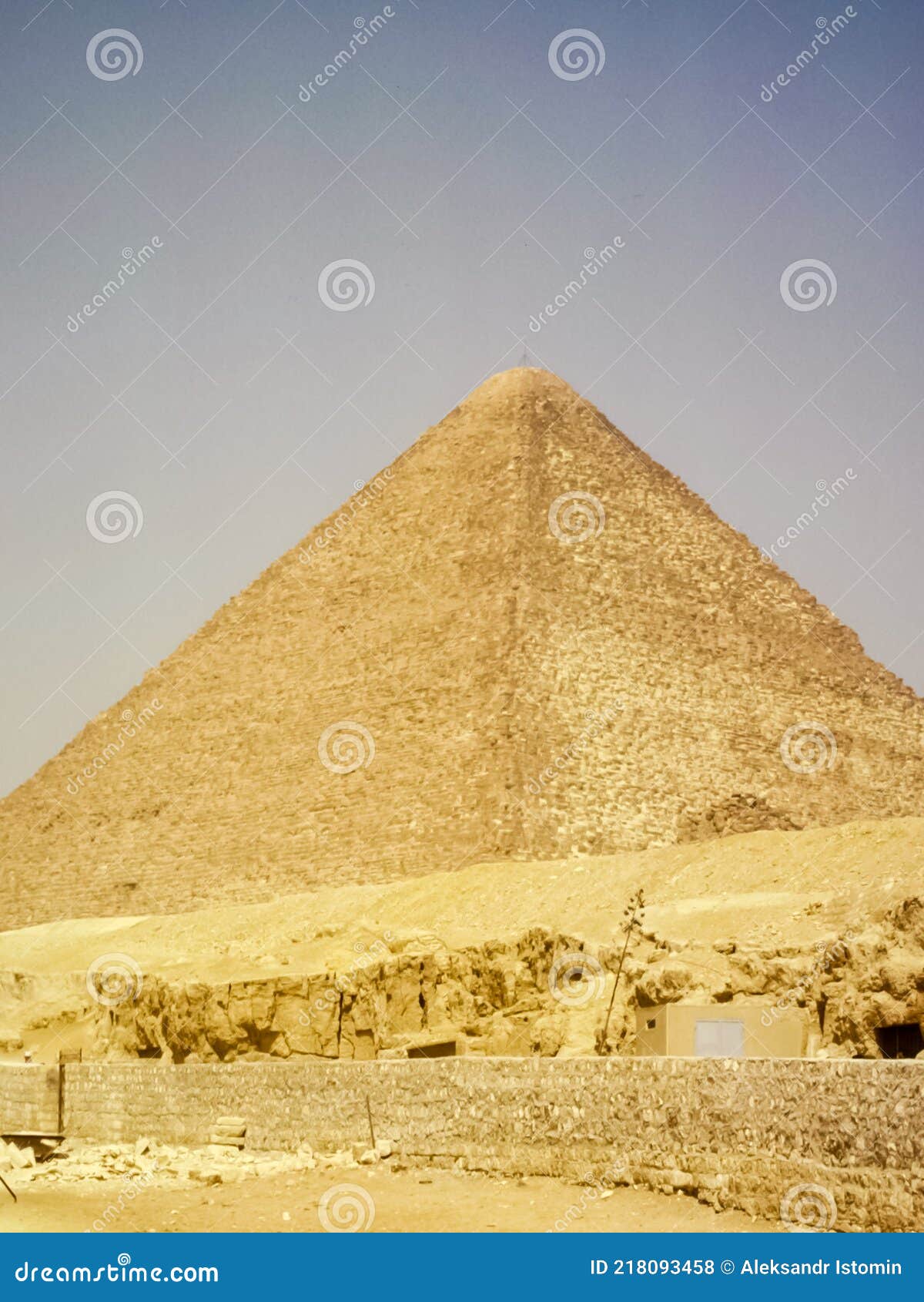 Pyramids, Megalithic Structures of Ancient Civilization. Big Pyr Stock ...