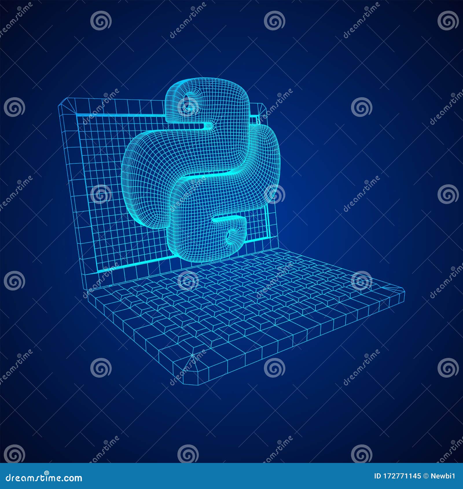 Python code language sign stock vector. Illustration of connection ...
