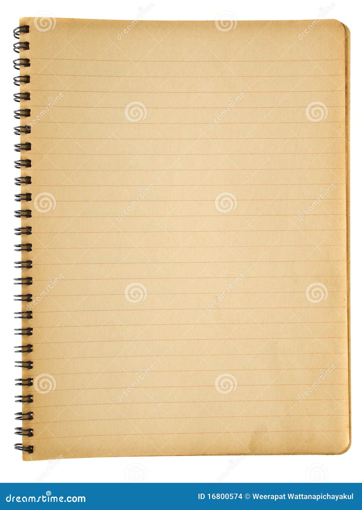 Página amarelada foto de stock. Imagem de beira, limpo 16800574