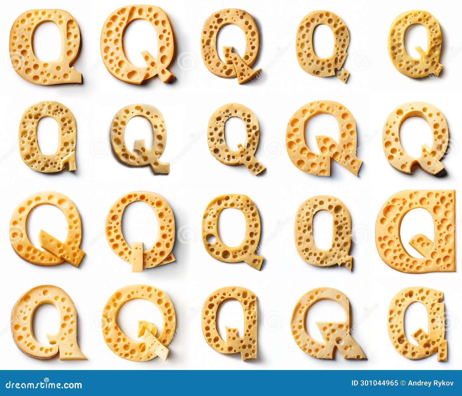 q d cheese letters