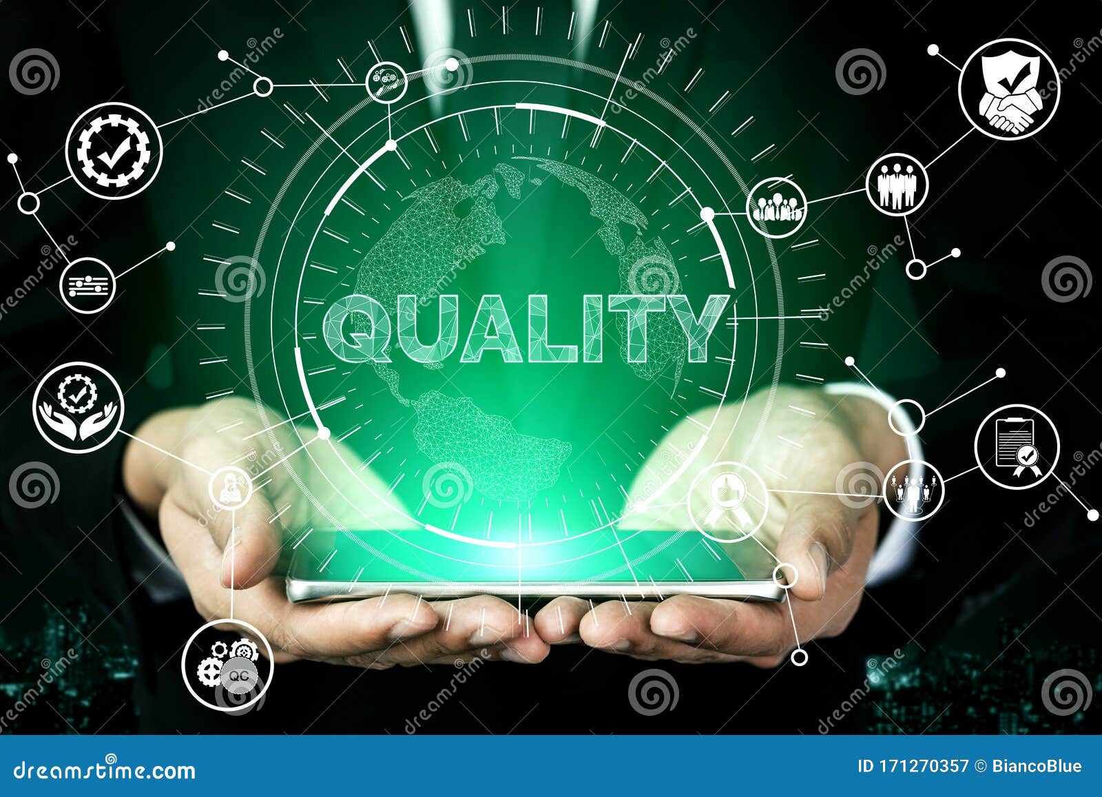 qa quality assurance and quality control concept