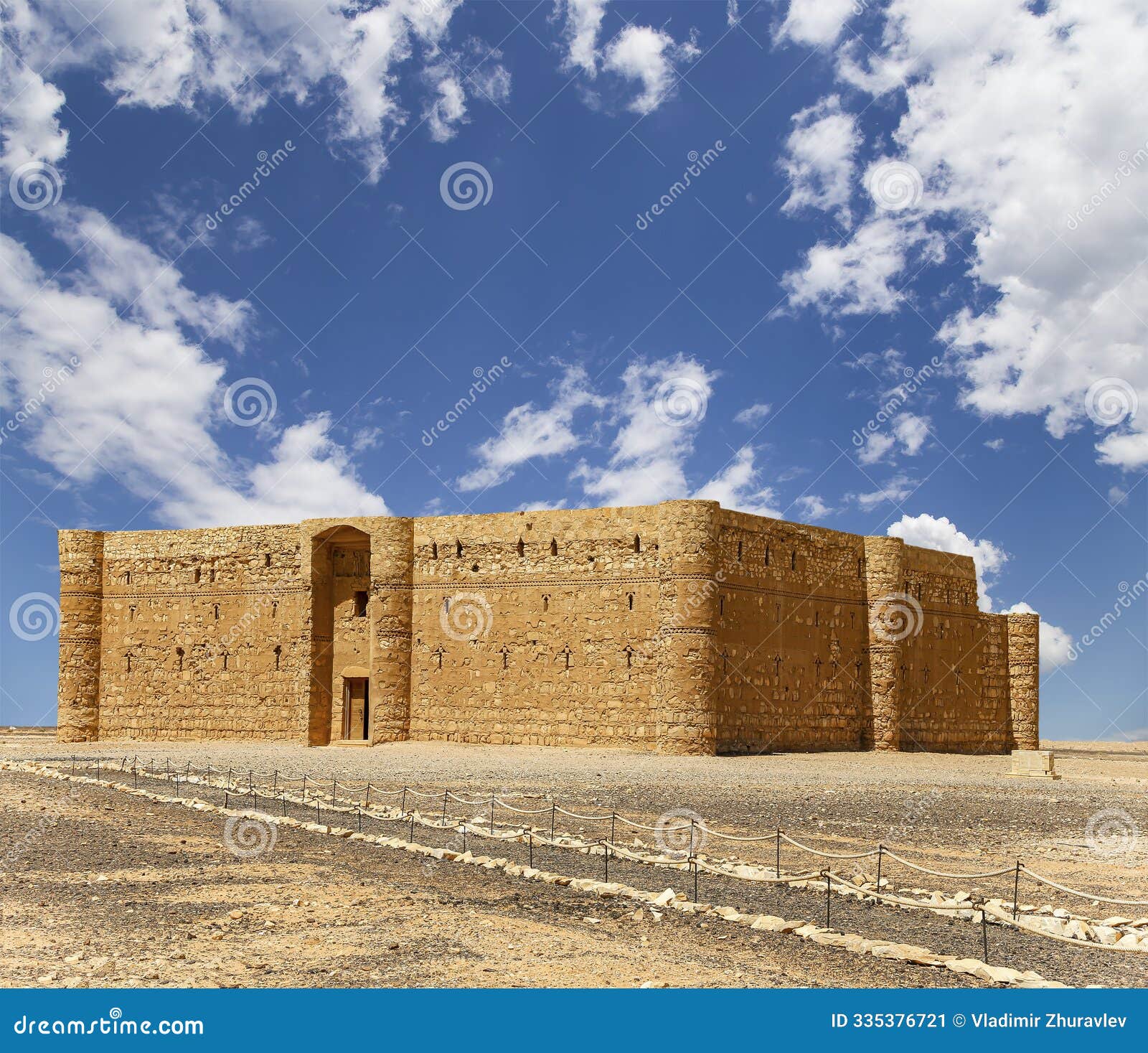 qasr kharana (kharanah or harrana)-- desert castle in eastern jordan (100 km of amman)