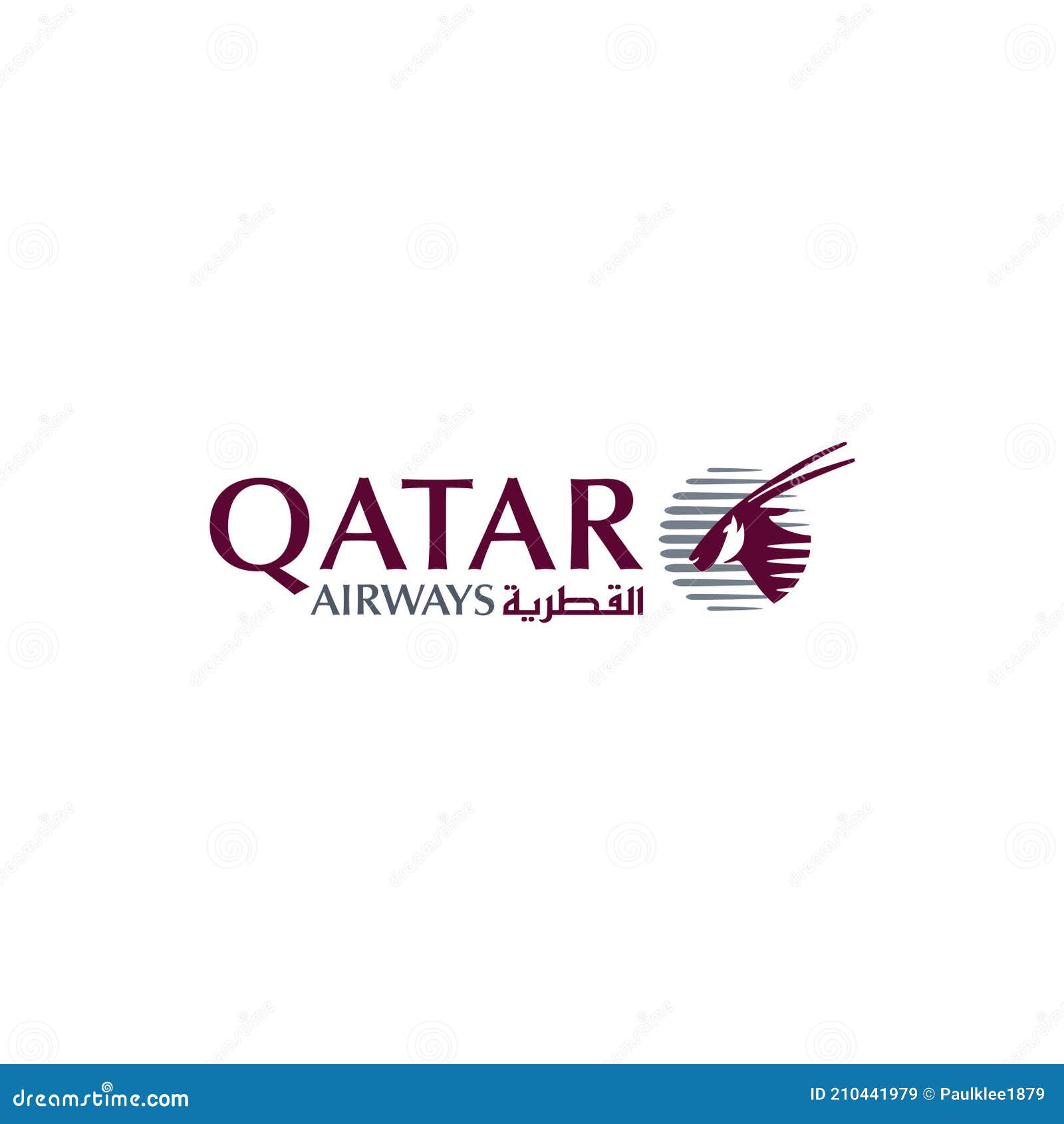QATAR Airways Logo Editorial Illustrative on White Background Editorial  Stock Image - Illustration of logos, media: 210441979