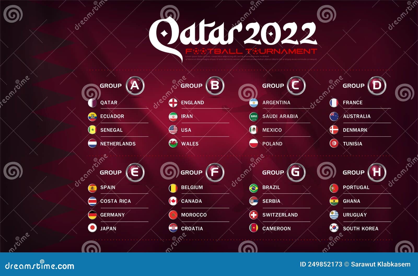 Qatar 2022 Stock Illustrations – 4,839 Qatar 2022 Stock Illustrations,  Vectors & Clipart - Dreamstime