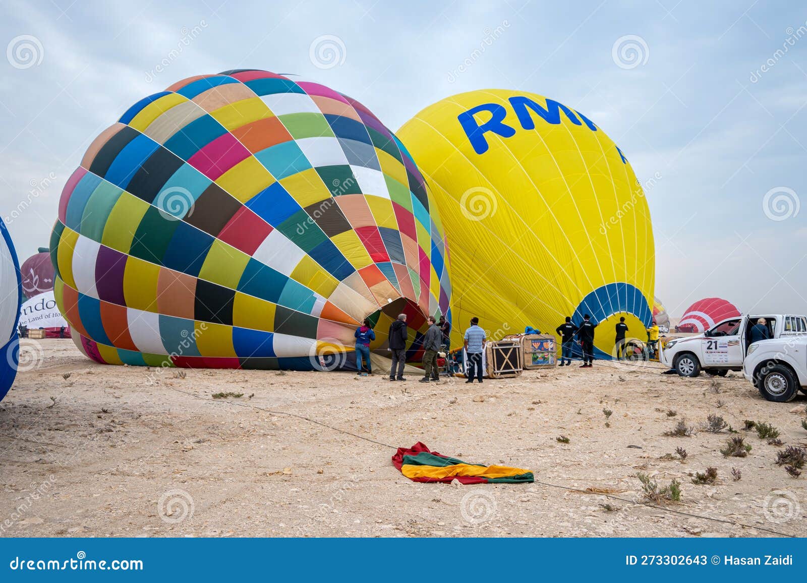 Qatar Hot Air Balloon Festival 2023 Editorial Stock Photo