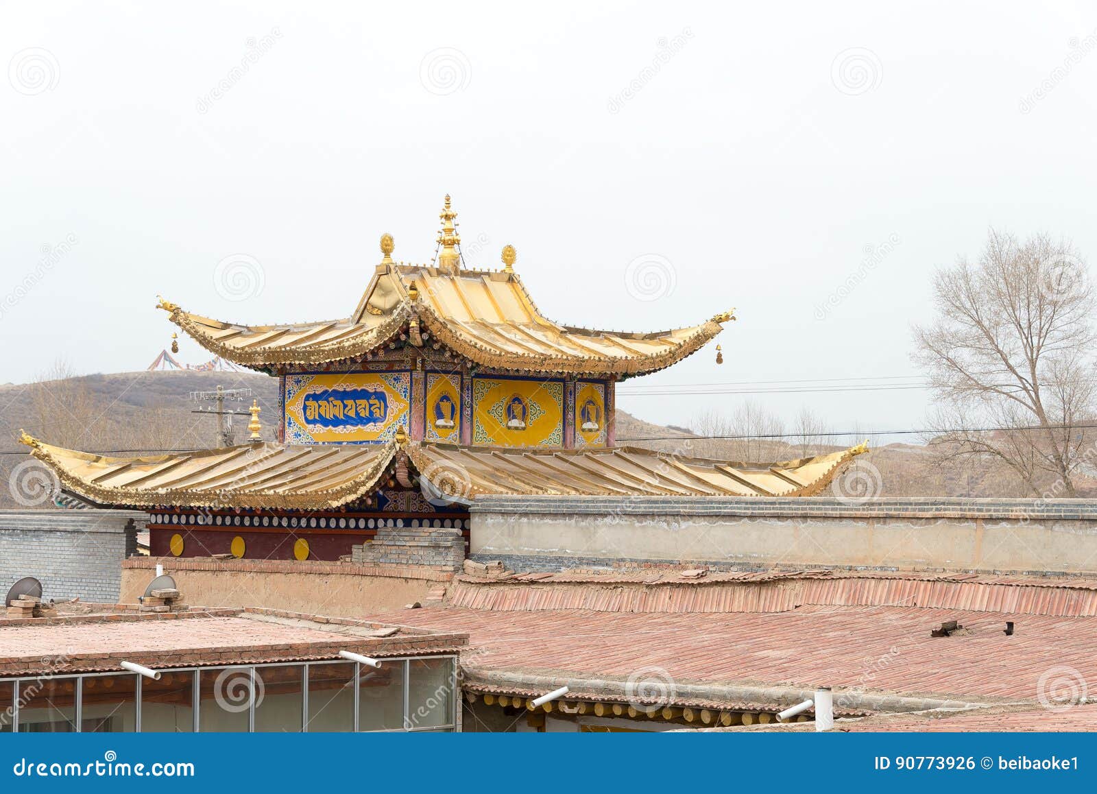 14th dalai lama birthplace in taktser village in haidong, qinghai, china.