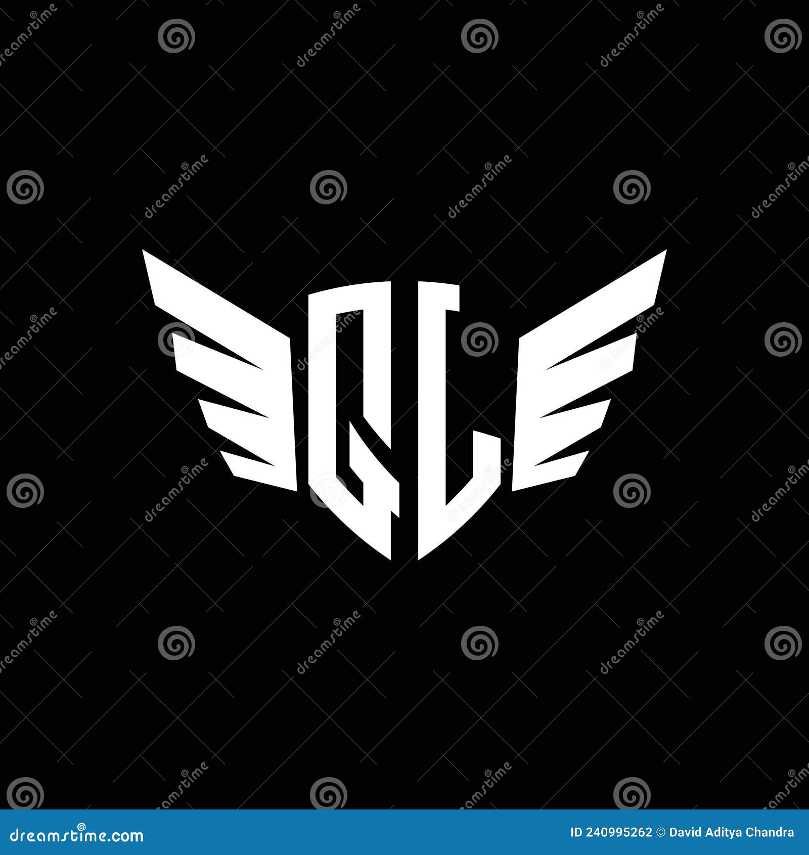 qj monogram wing  style