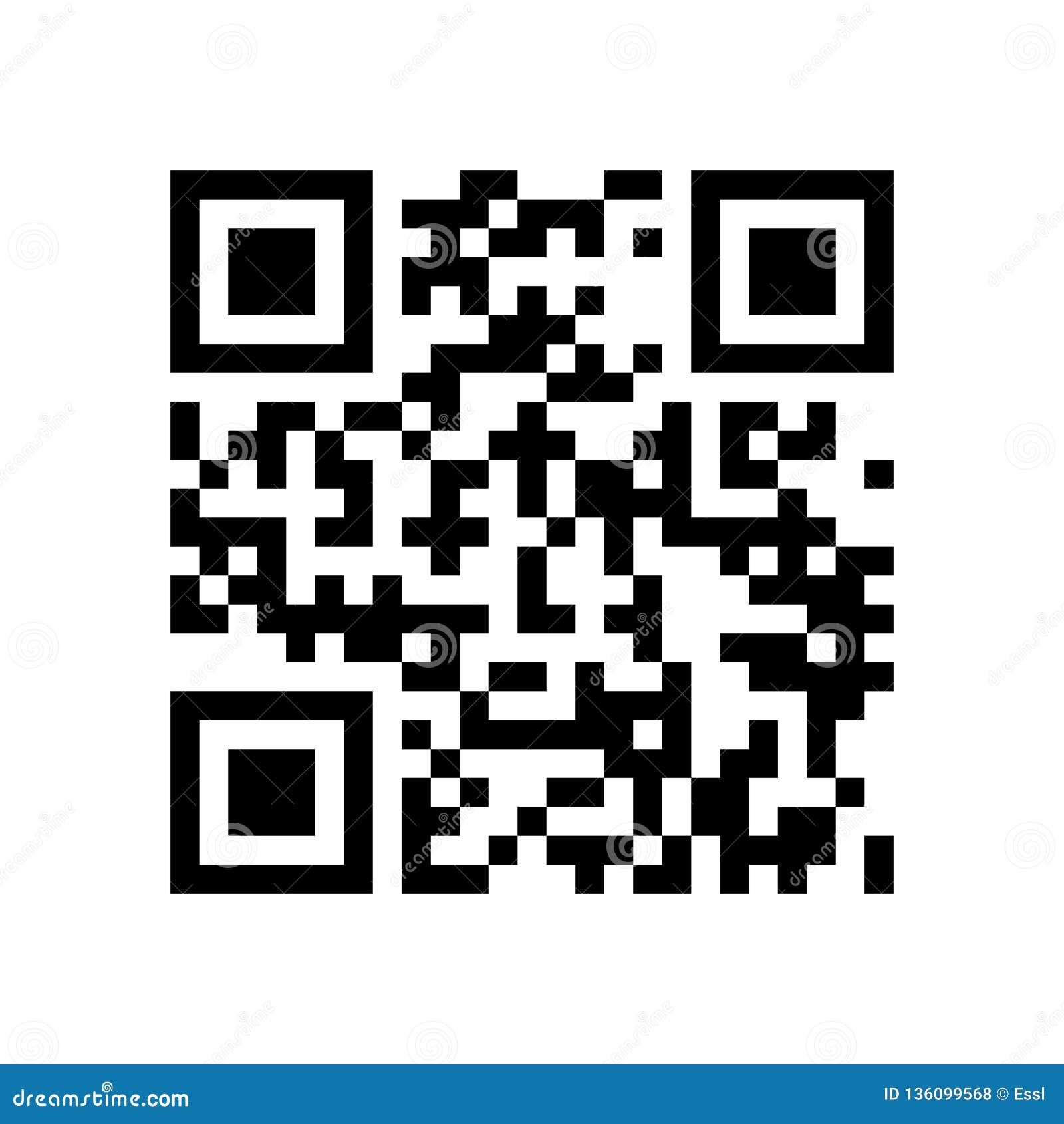 Download QR code. stock vector. Illustration of abstract, digital ...