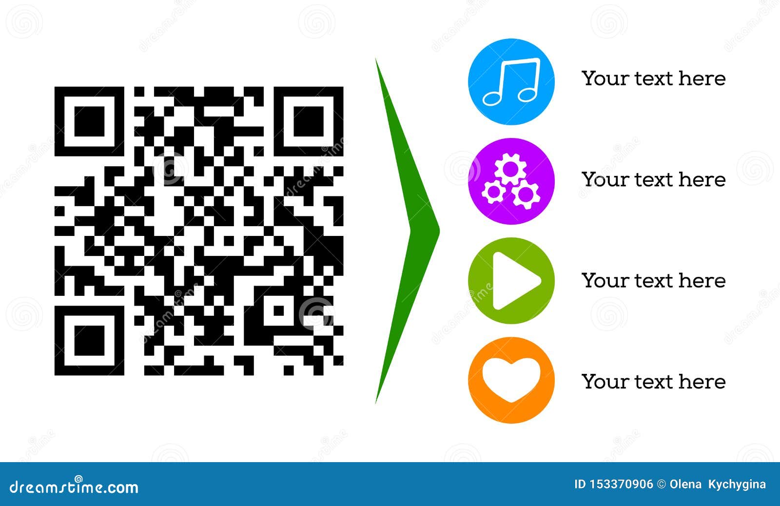 QR Code for Mobile App Downloading and Scanning, Website Online
