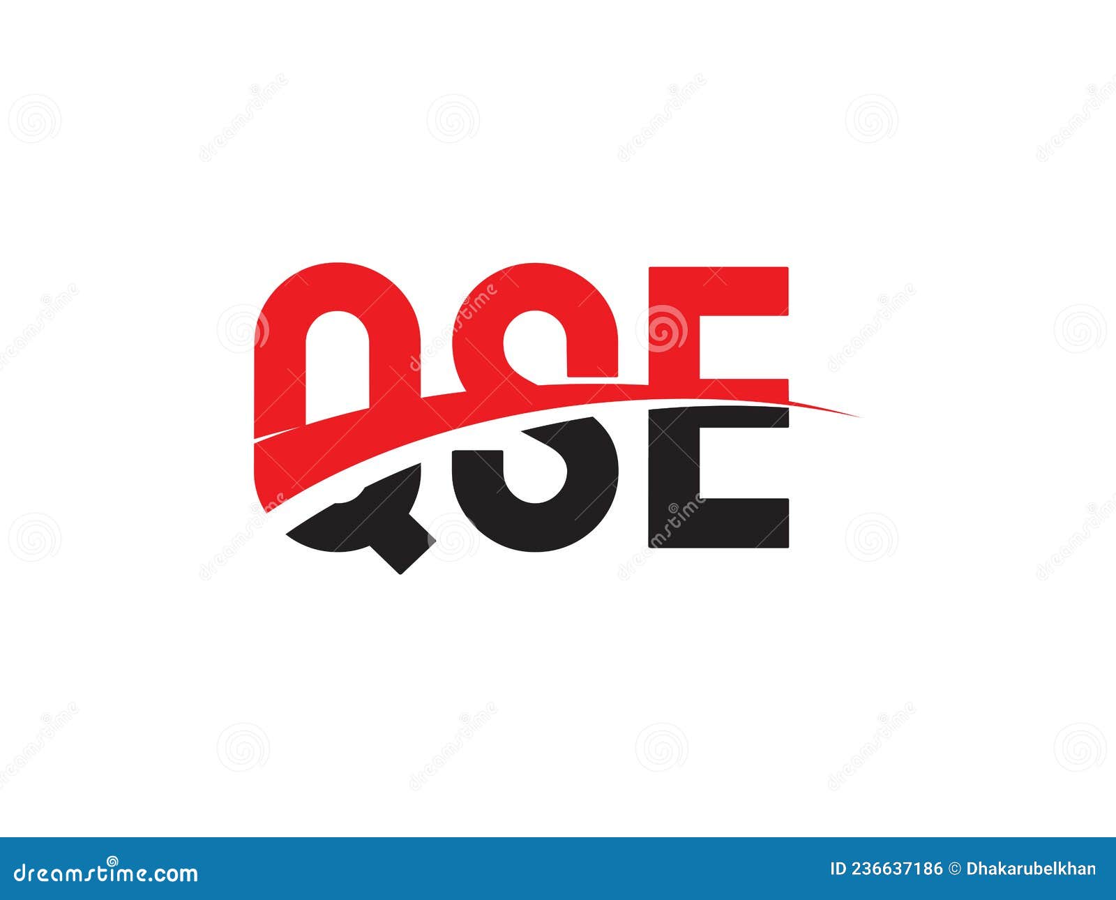 QSE Letter Initial Logo Design Vector Illustration Stock Vector ...