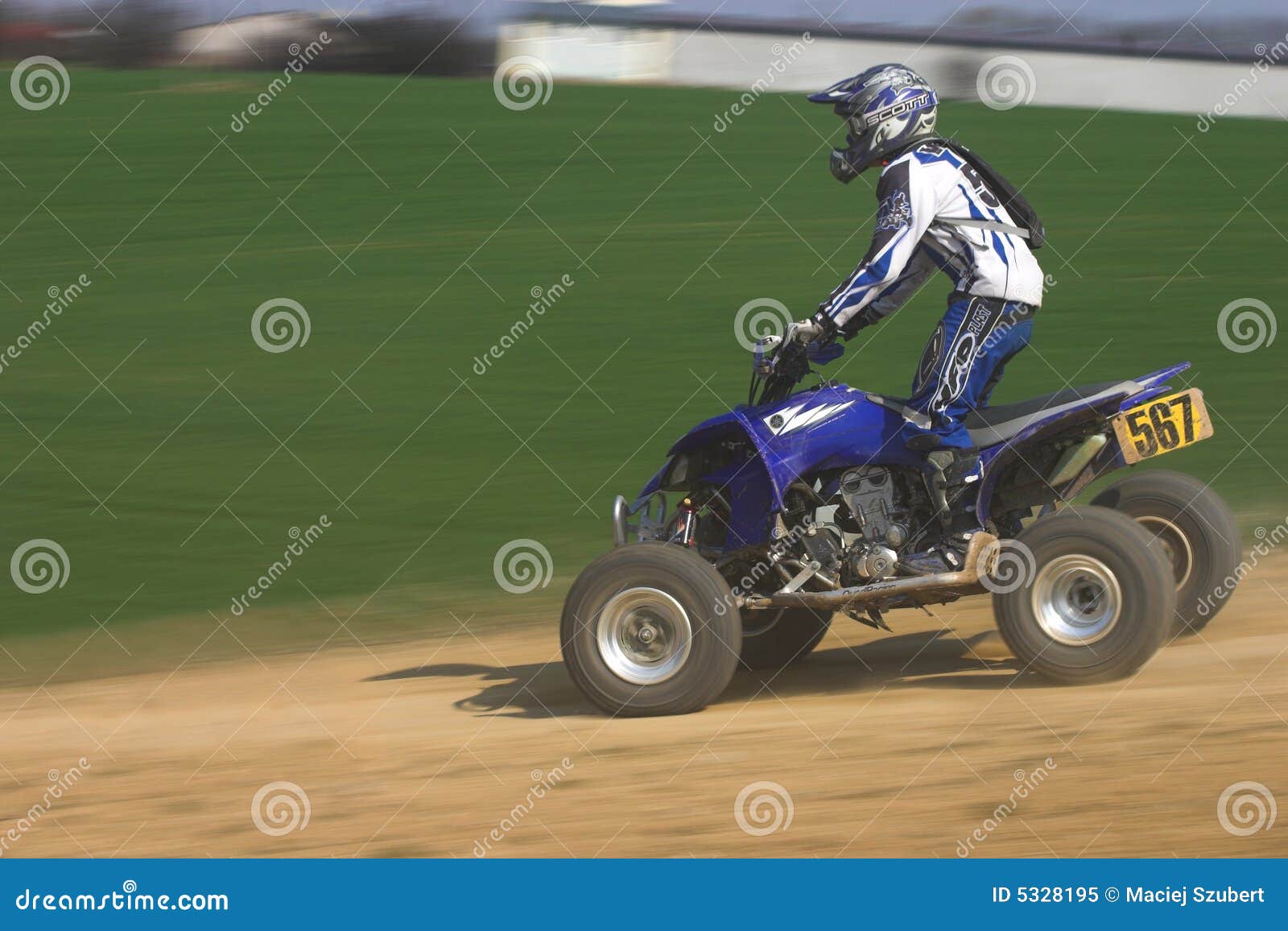 Quad bike editorial image. Image of dirt, clouds, motocross 5328195