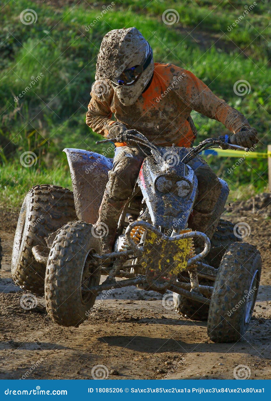 Quad bike race stock photo. Image of work, racing, bikes 18085206