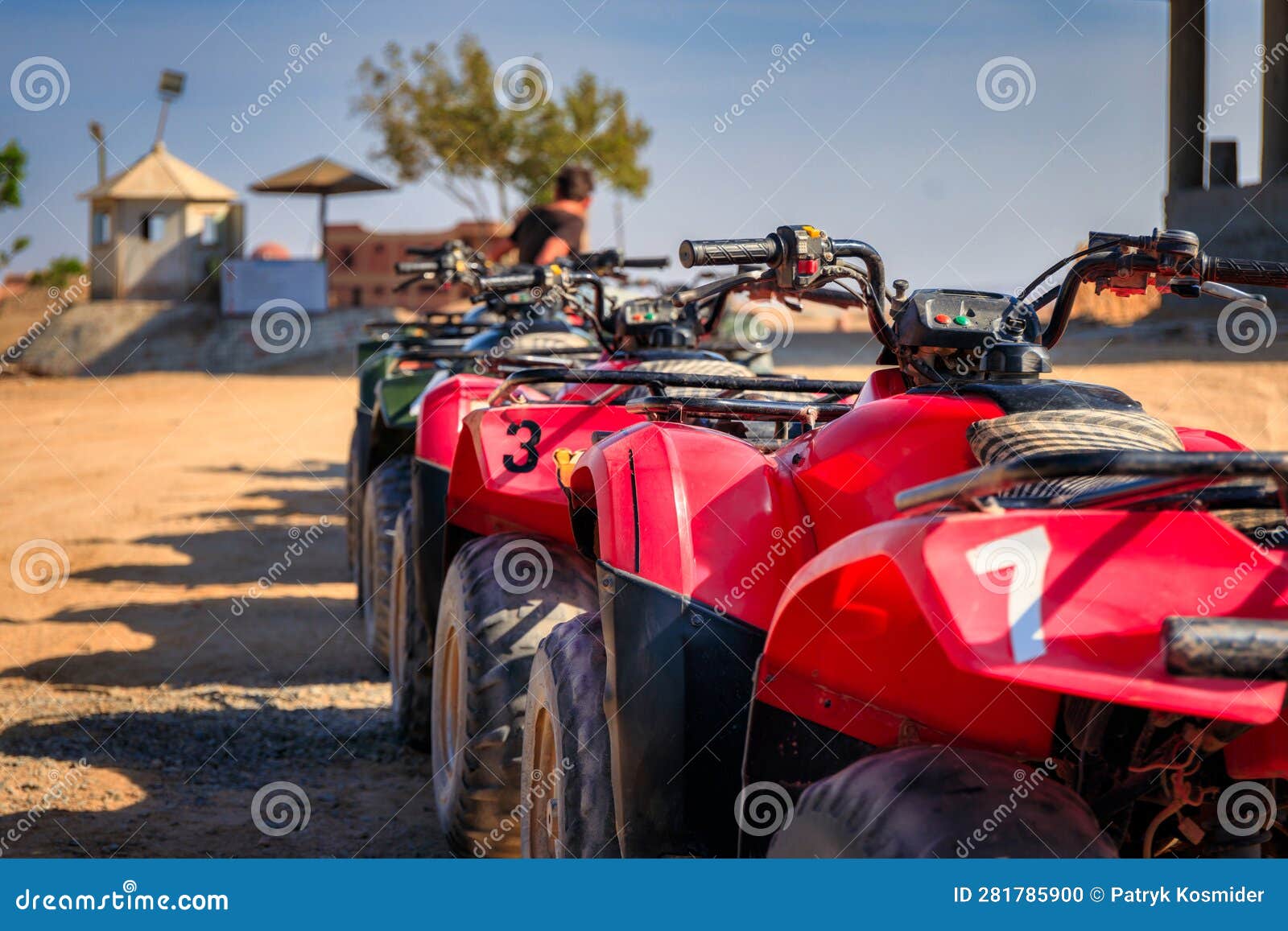 Quad Trip on the Desert Near Marsa Alam, Egipt Stock Photo Image of