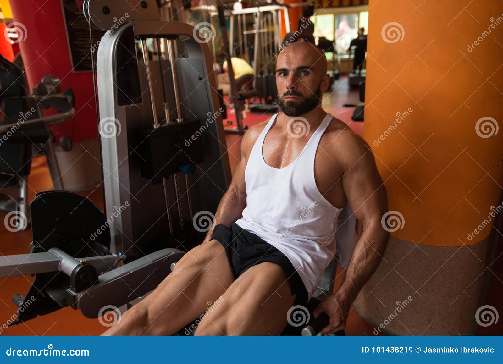 Quadriceps Exercises Close Up Stock Image Image of sport, flexibility