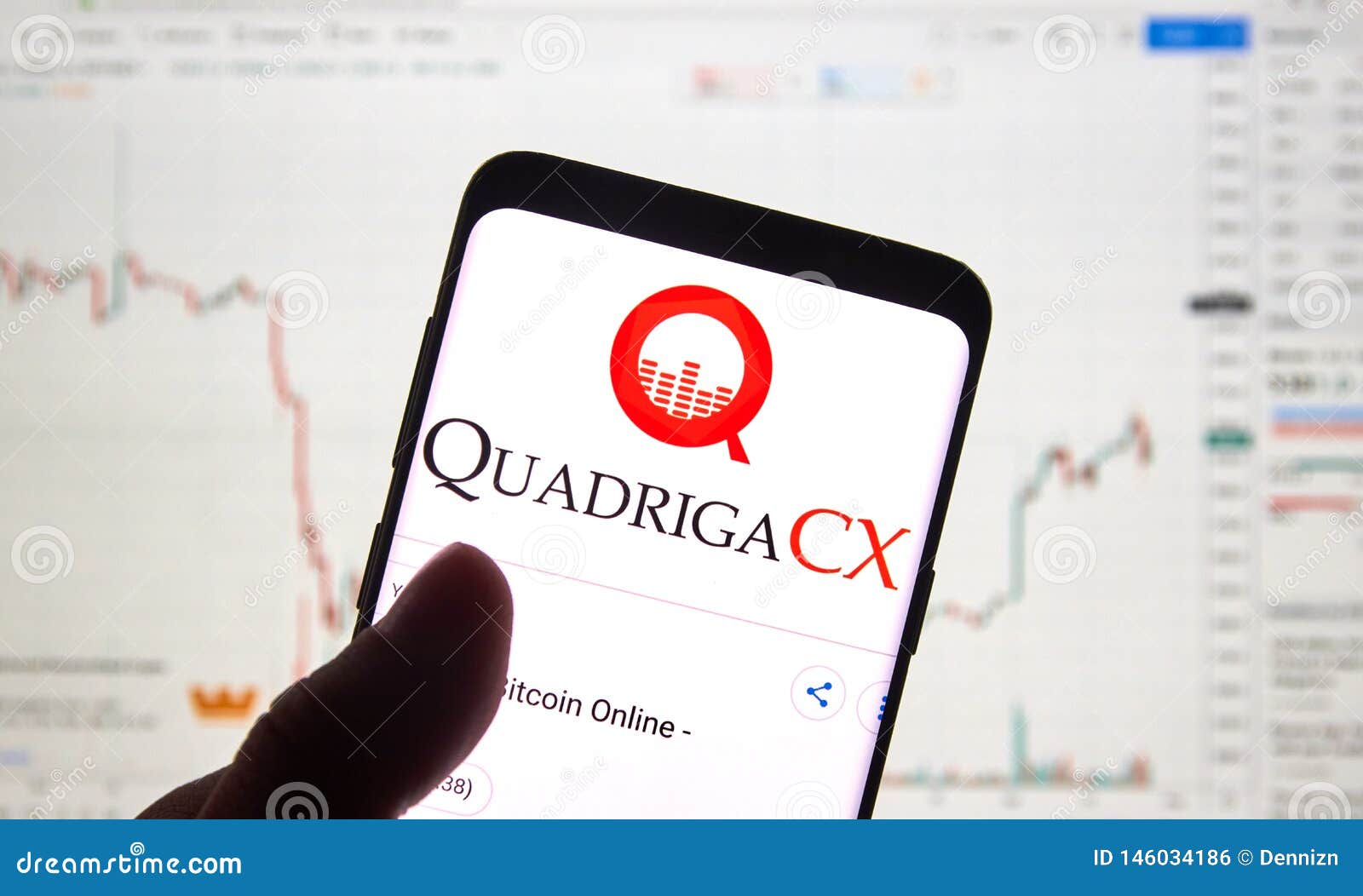 QuadrigaCX Cryptocurrency Exchange Logo Editorial Photo - Image of growth,  finance: 146034186