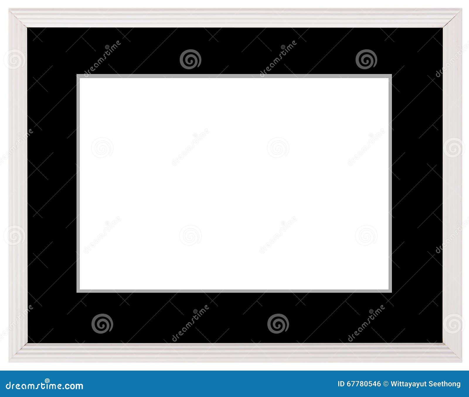 Quadro Branco Do Vintage Isolado No Branco Projeto Simples Do Quadro