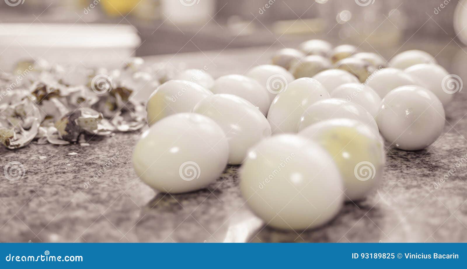 Quail eggs stock image. Image of organic, peeling, peeled 93189825