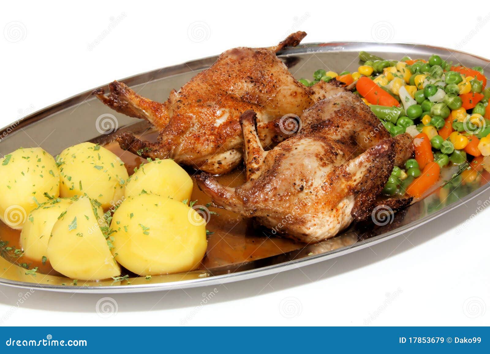 Quails stock image. Image of delicate, chicken, catering 17853679