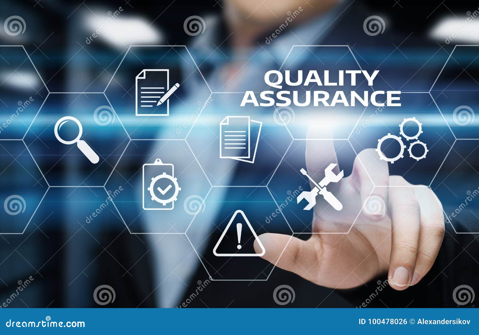 quality assurance service guarantee standard internet business technology concept
