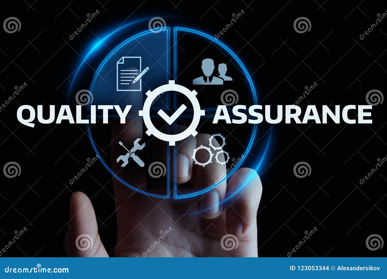 quality assurance service guarantee standard internet business technology concept