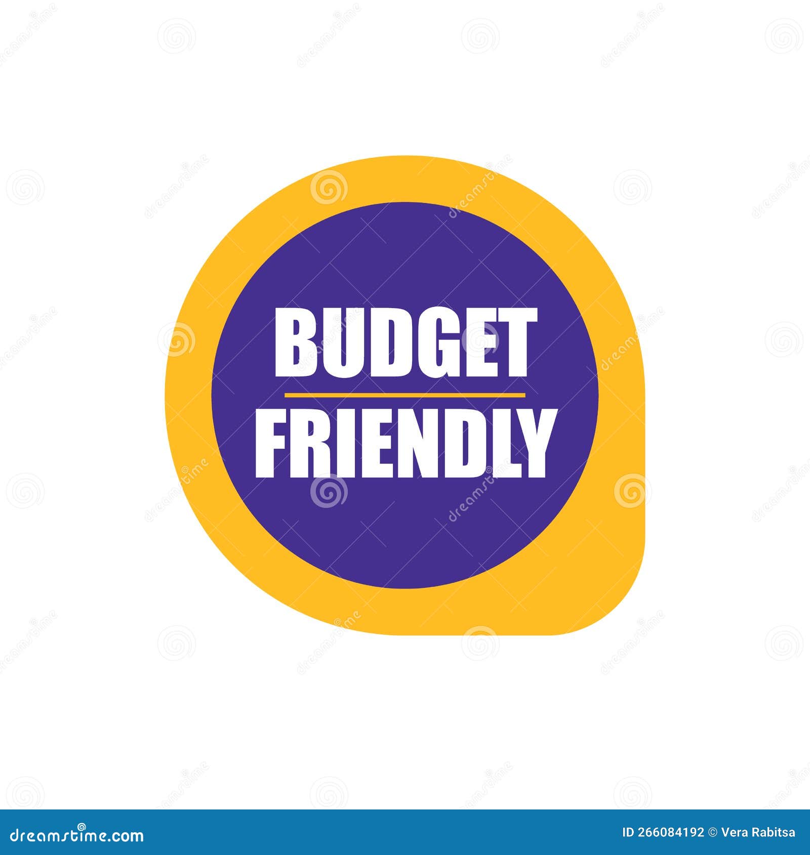 dudget friendly label, sticker, exclusive premium button.  .