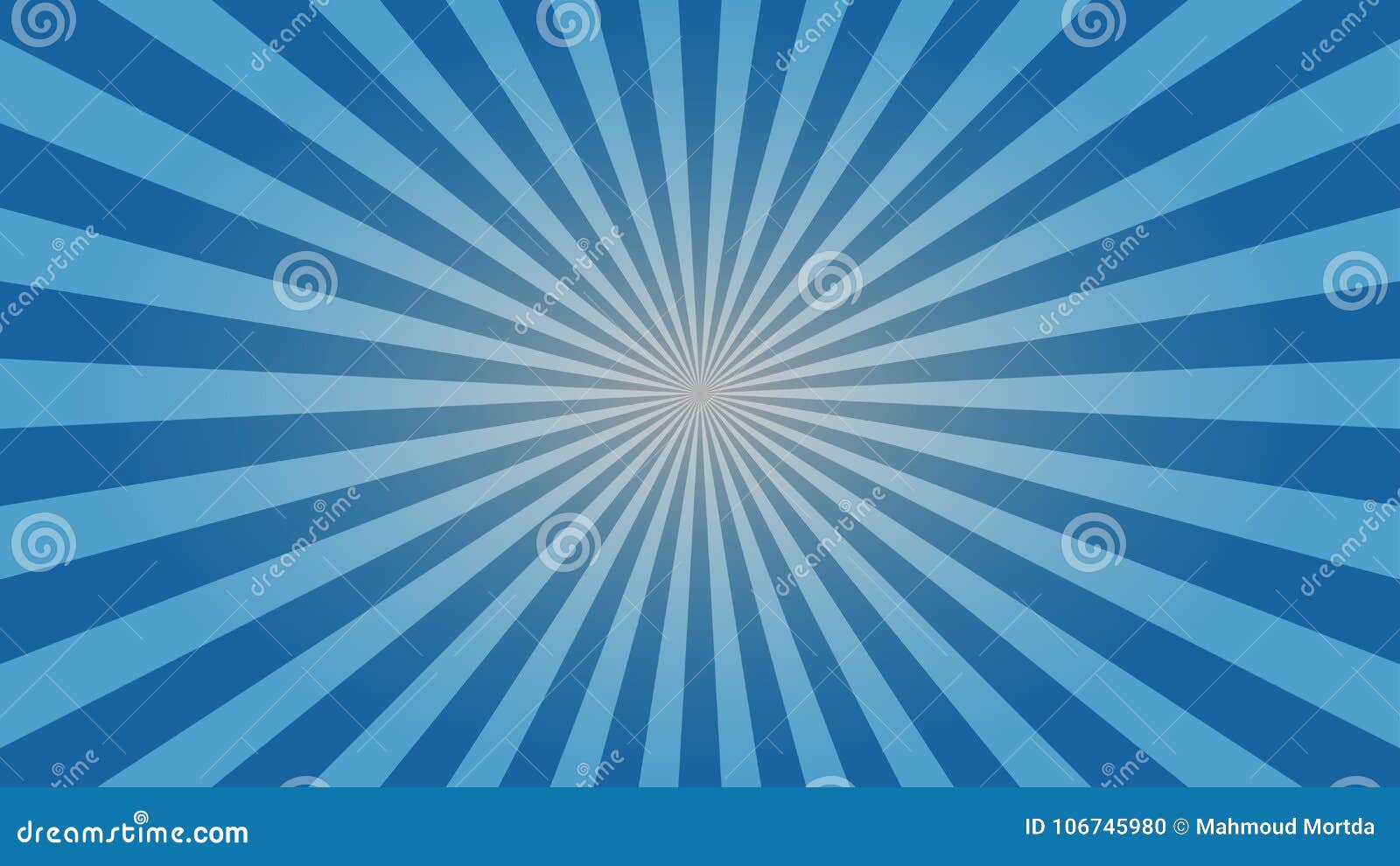Light Blue Sunburst Desktop Wallpaper Design Stock Illustration -  Illustration of subtle, blue: 106745980