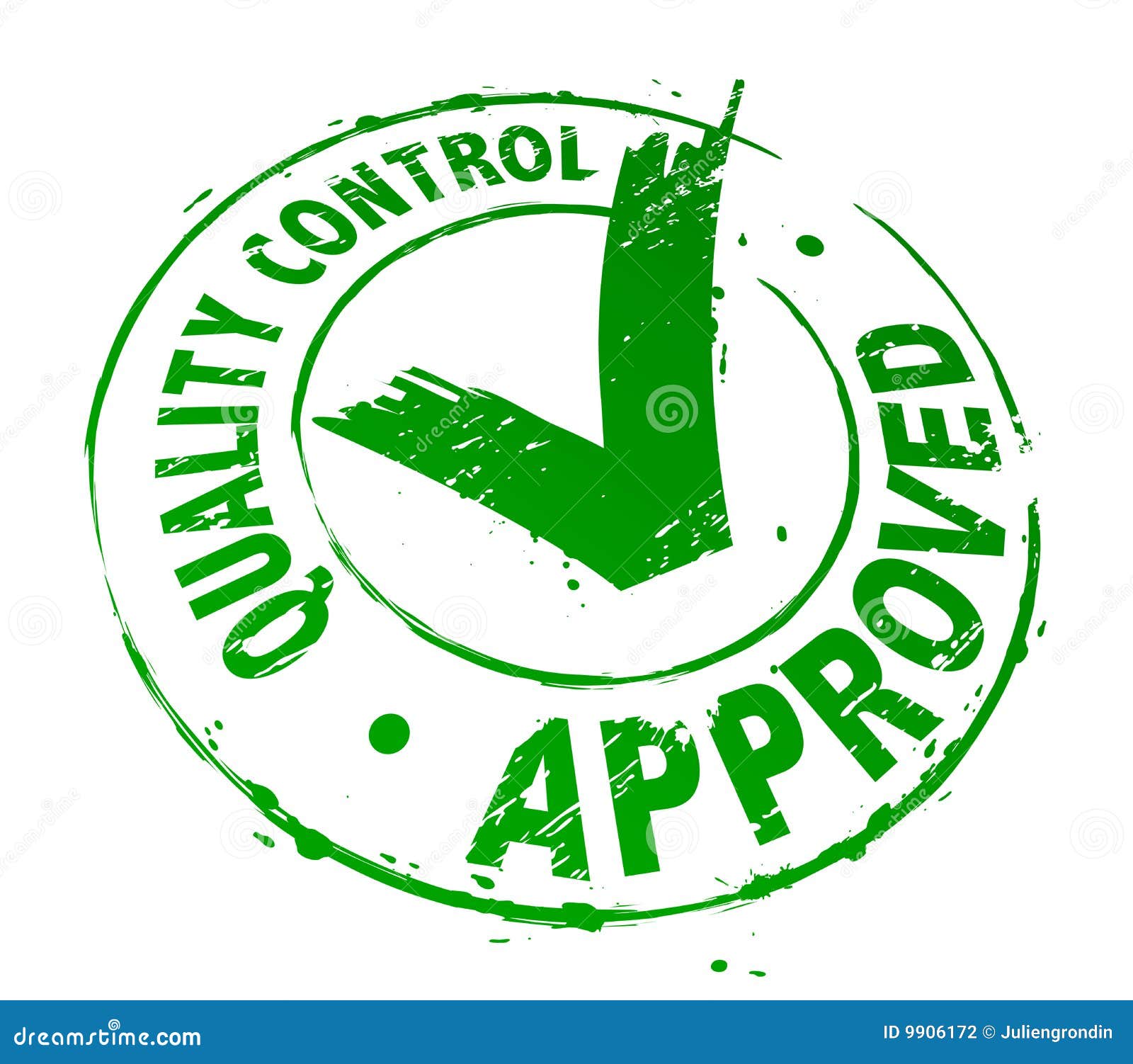 Quality Control Approved Stock Photography - Image: 9906172