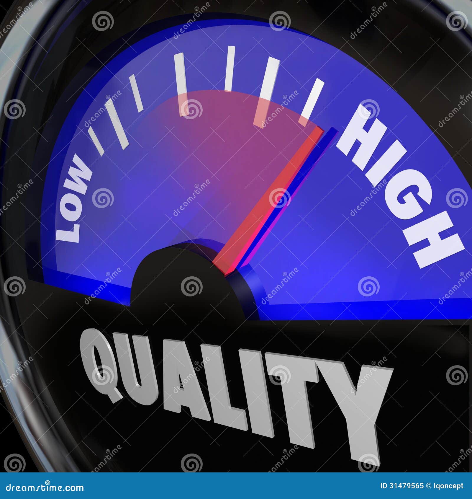 quality fuel gauge low improving to high increase