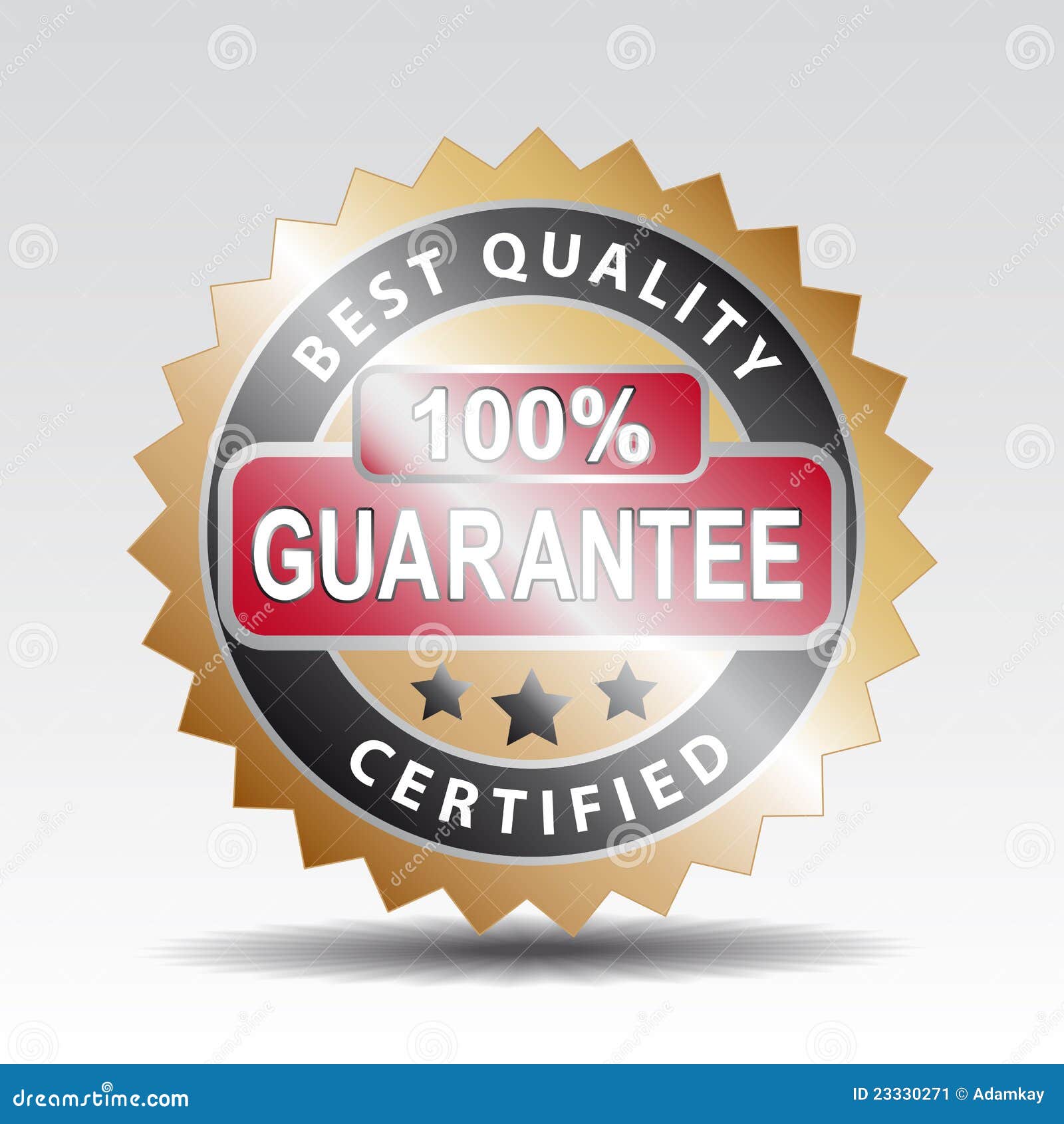Quality Guarantee Stamp Stock Image Image 23330271