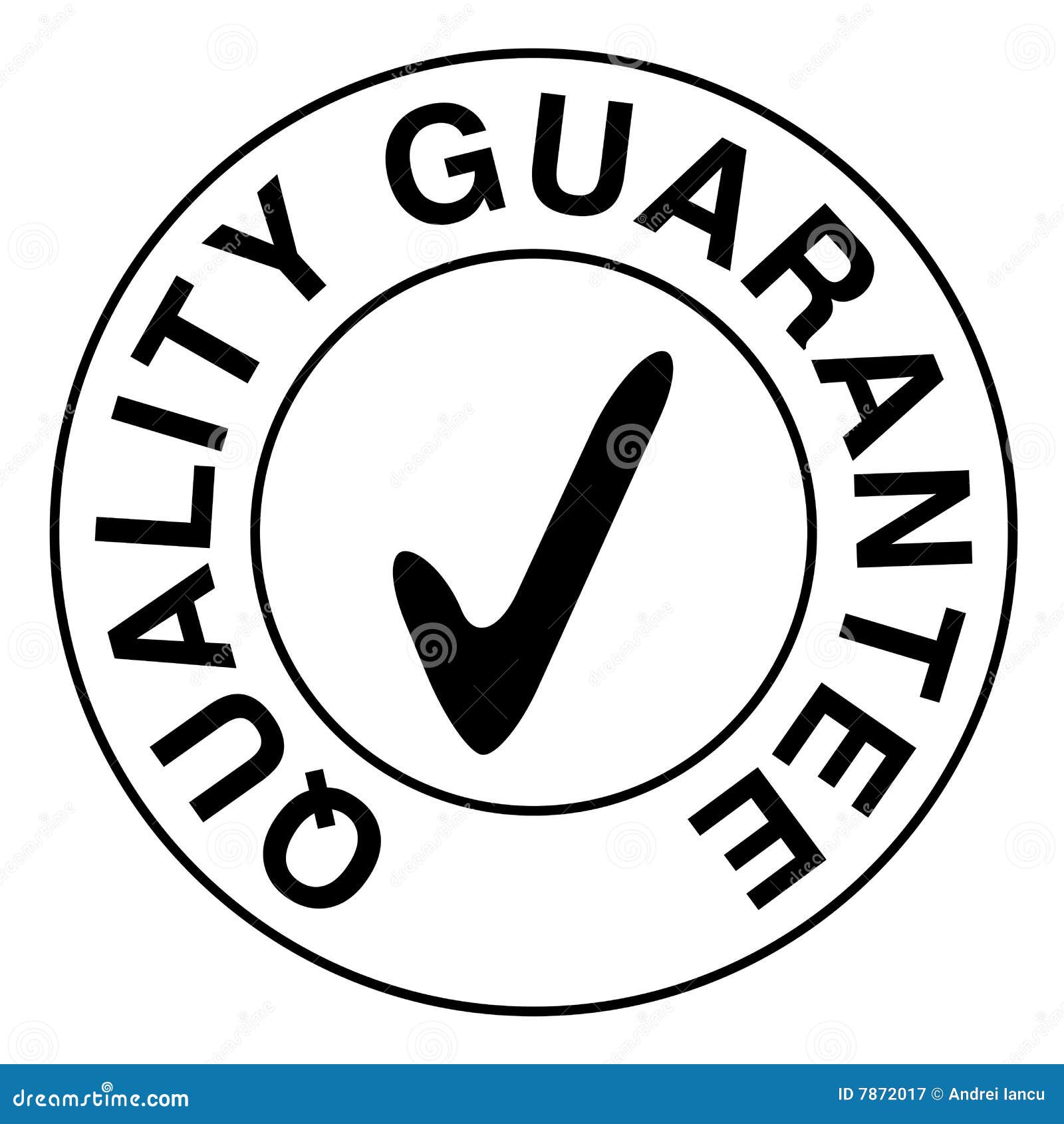 Quality guarantee stamp stock vector. Illustration of mark 7872017
