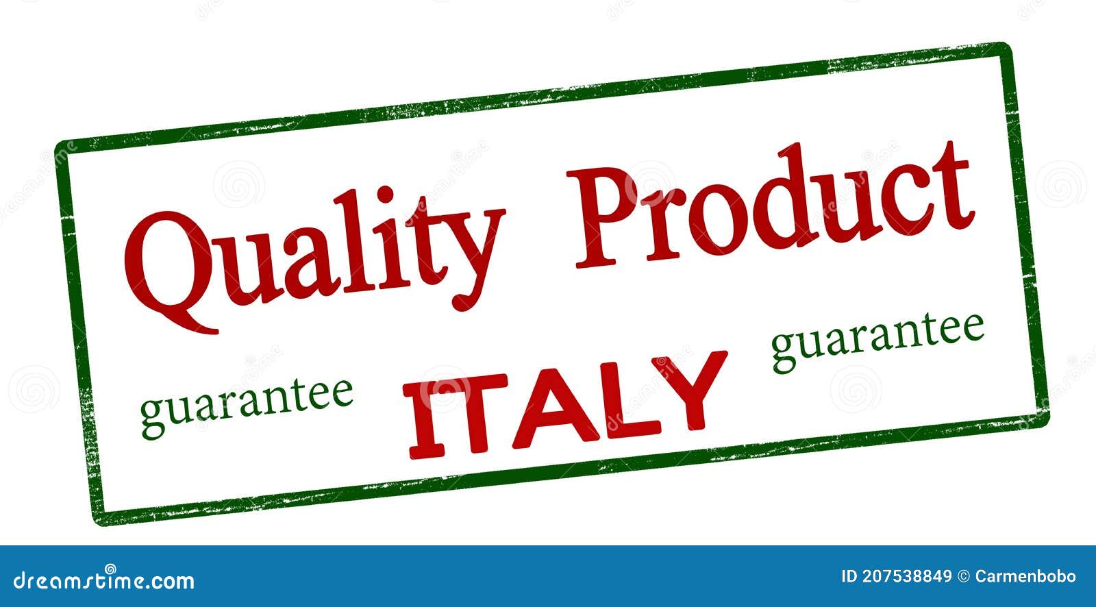 Stamp with Text Quality Product Italy Stock Vector Illustration of