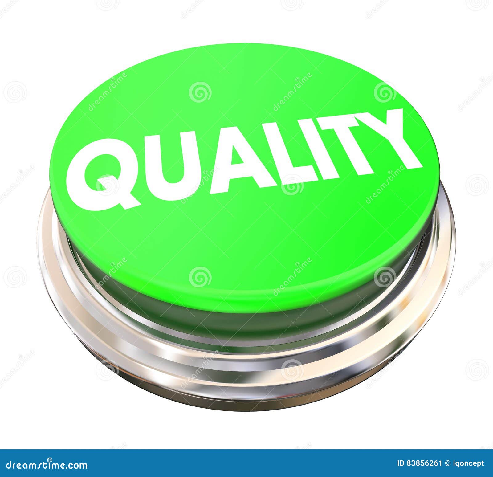 Quality Top Better Best Product Service Green Button Stock Illustration
