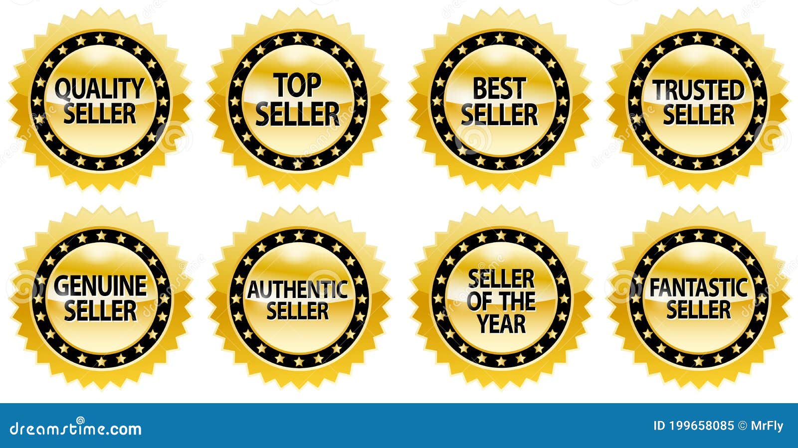 10 Best Seller Badge - Git Aset