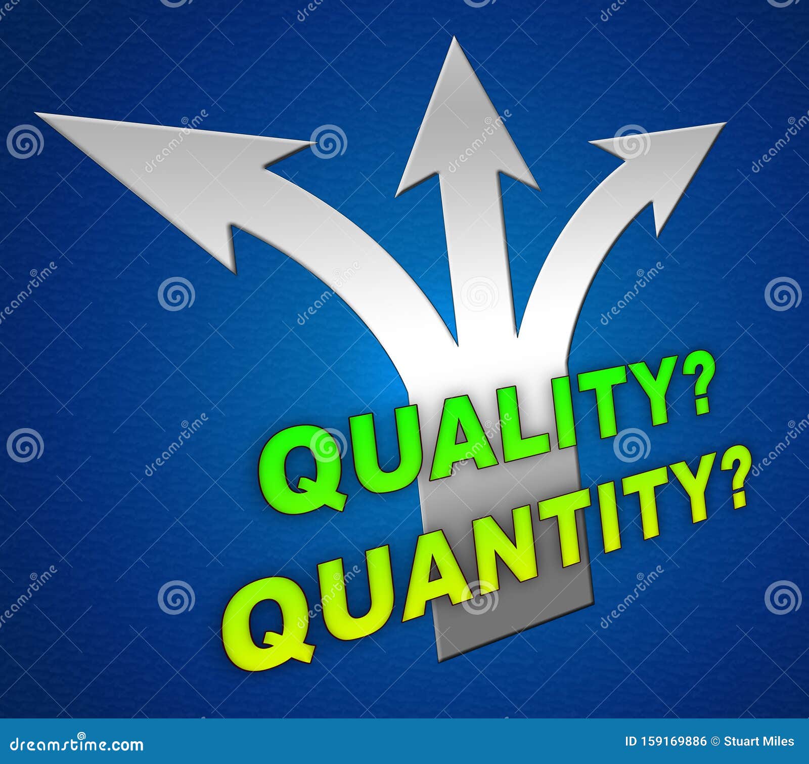 V quality. Quantity vs quality.