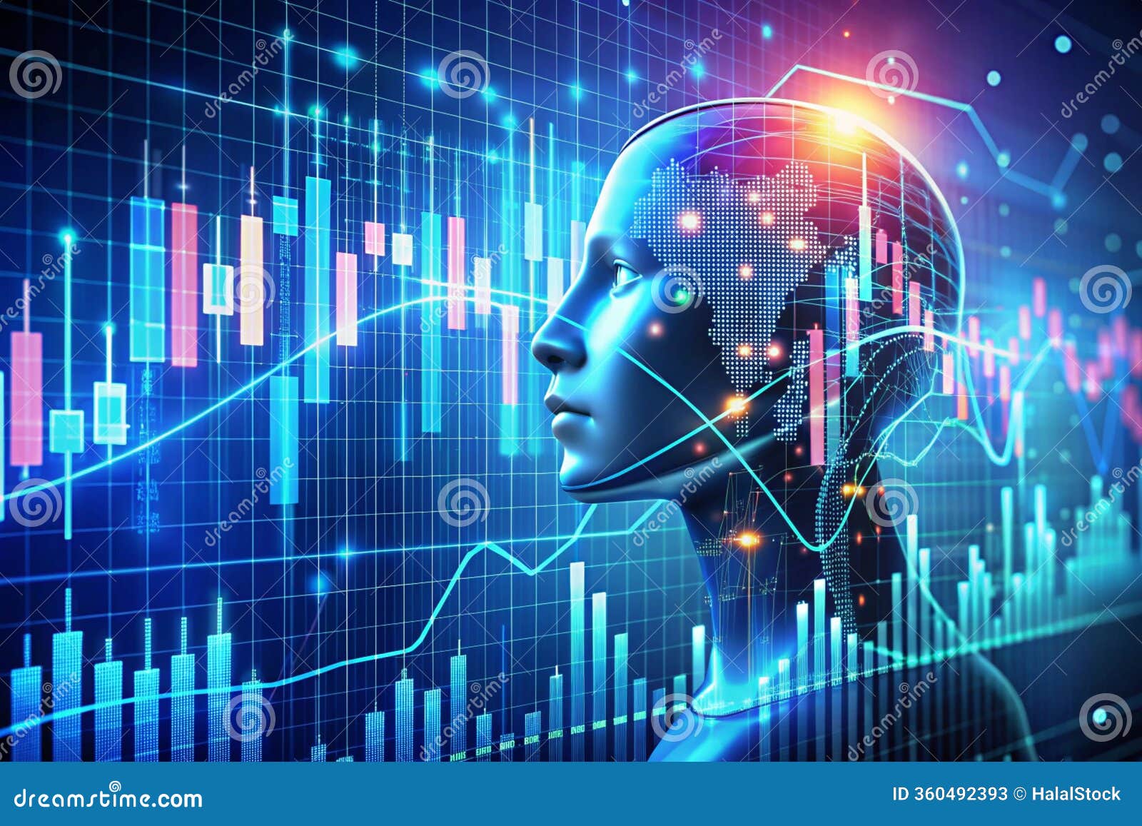Quantitative Trading: AI & Machine Learning in Stock and Forex Markets  Stock Illustration - Illustration of investment, artificial: 360492393