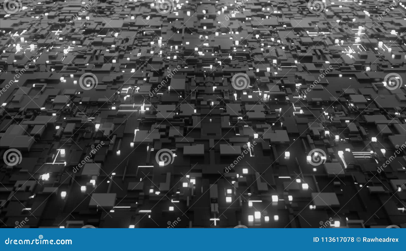 Quantum computing concept. stock footage. Video of abstract - 113617078