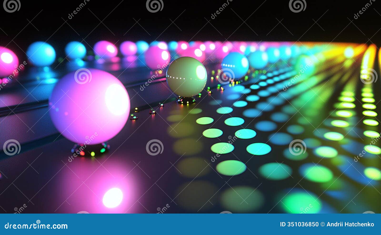 Quantum Dot Light Emission Patterns Creating Nanoscale Color Variations in  Fluorescent Tones Stock Illustration - Illustration of technological,  quantum: 351036850, image size:1600x987