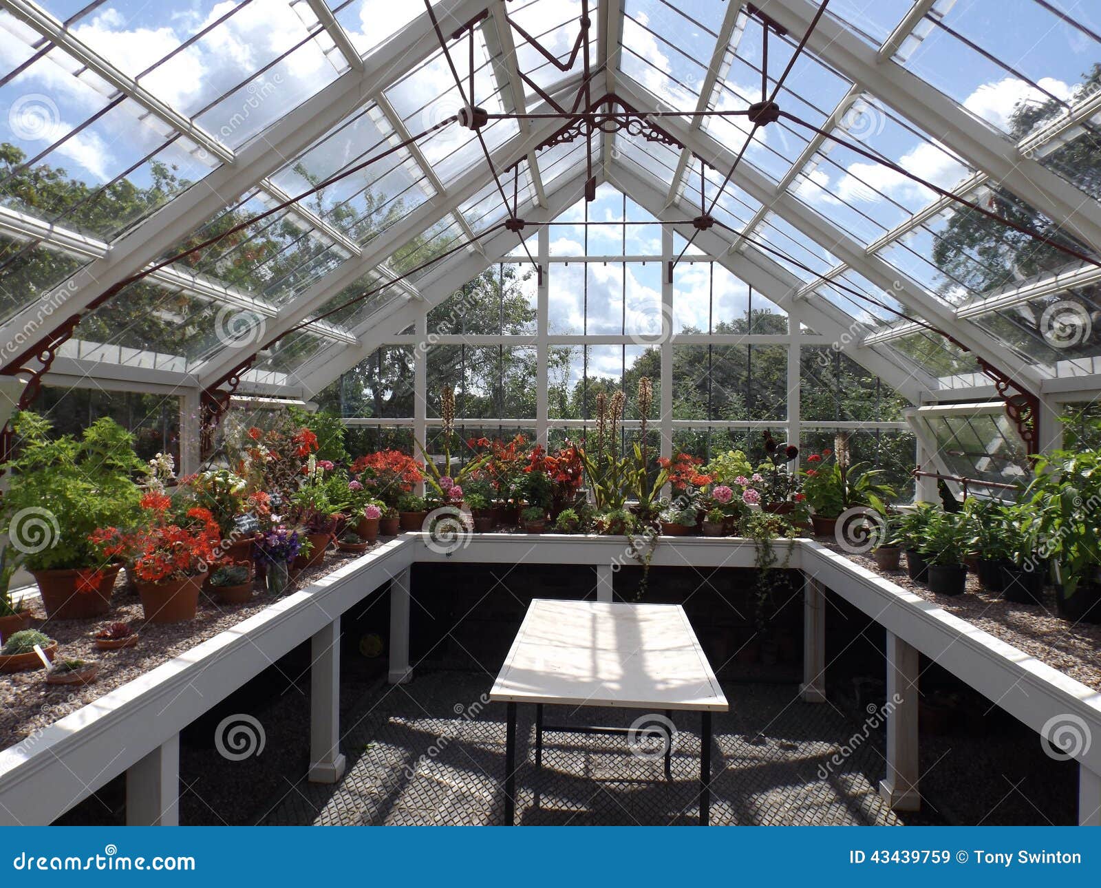 Quarry Bank Mill Greenhouse from Tv,s the Mill Stock Image Image of